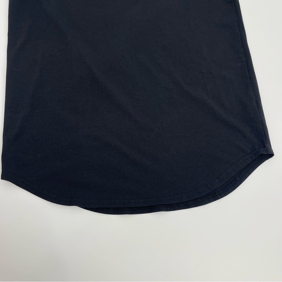 CUTS Elongated Men's Small Black Short Sleeve Tee Modern Athleisure Minimalist - Picture 10 of 12